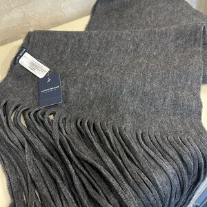 Lucky Brand Scarf NWT Gray Fringe